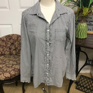 American Eagle Stripe Long Sleeve‎ L